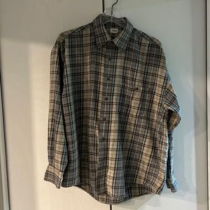 Flannel button down like new , size M/L